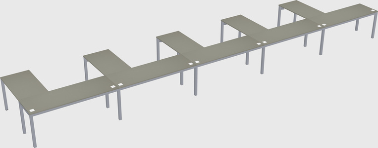 L-shaped desk