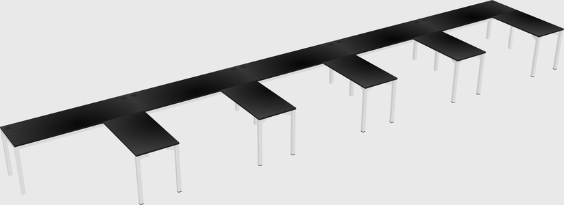 L-shaped desk