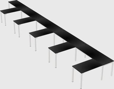 L-shaped desk