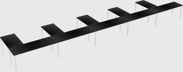 L-shaped desk