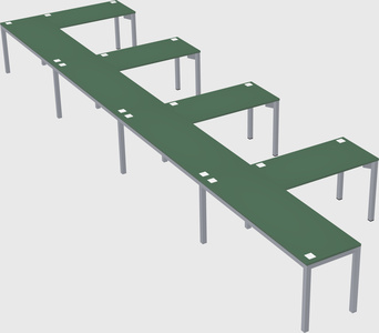 L-shaped desk