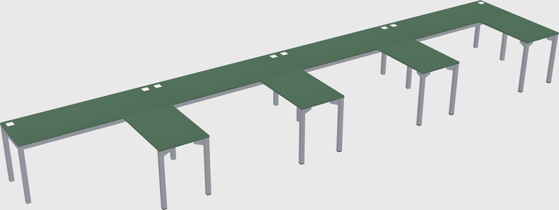 L-shaped desk