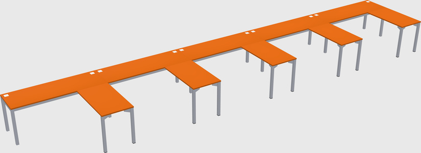 L-shaped desk