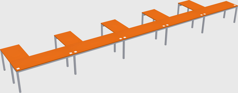 L-shaped desk