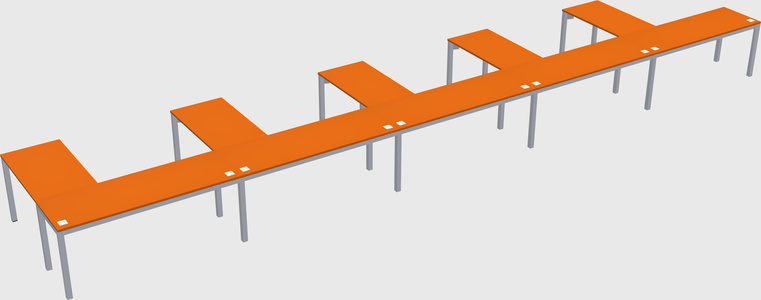 L-shaped desk