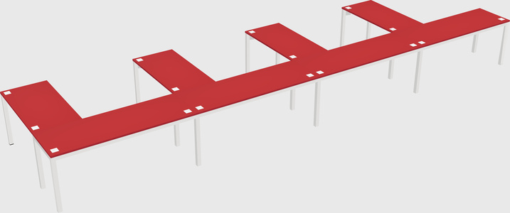 L-shaped desk
