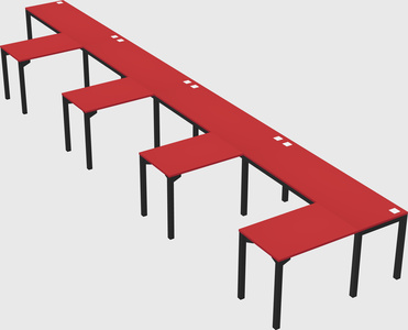 L-shaped desk