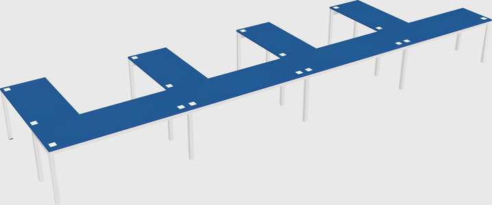 L-shaped desk