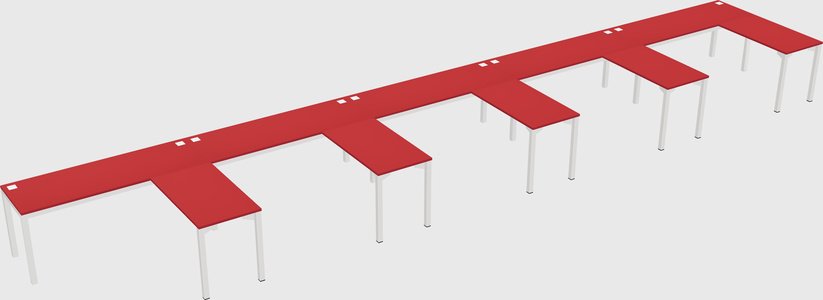 L-shaped desk
