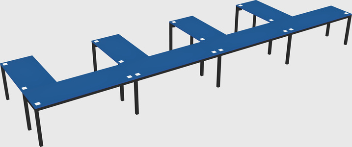 L-shaped desk