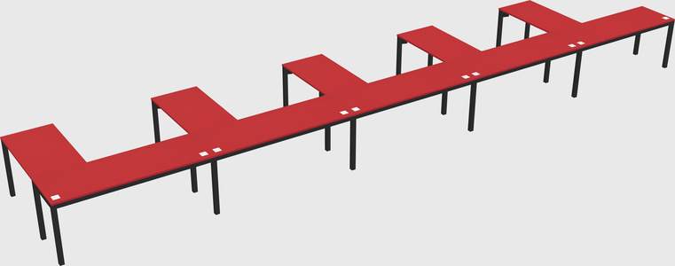 L-shaped desk