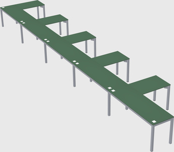 L-shaped desk