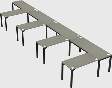 L-shaped desk