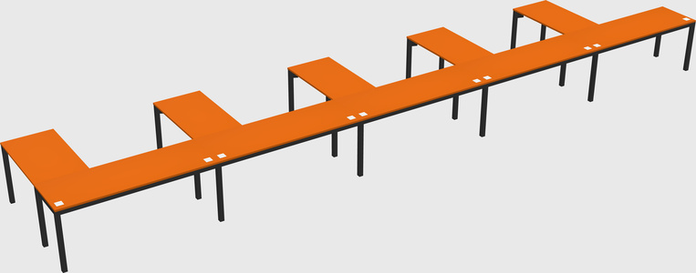 L-shaped desk