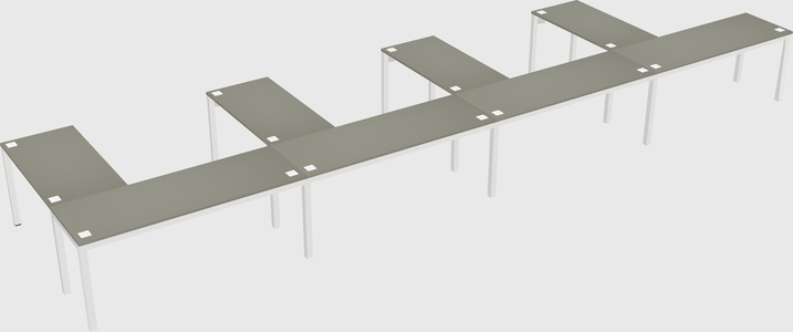 L-shaped desk
