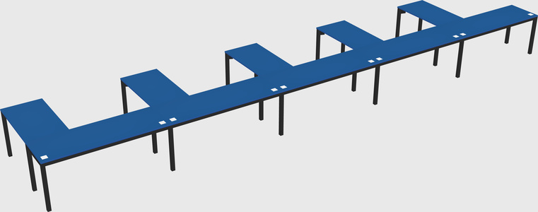 L-shaped desk