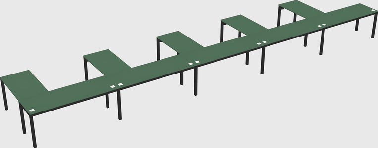L-shaped desk