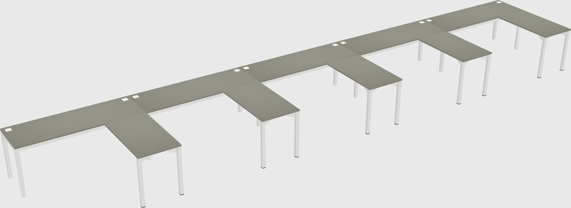 L-shaped desk