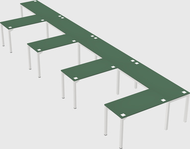 L-shaped desk