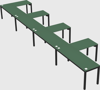 L-shaped desk