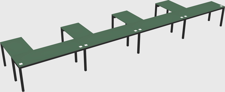 L-shaped desk