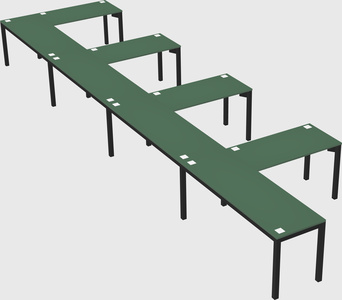 L-shaped desk
