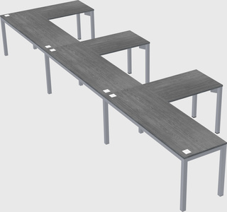 L-shaped desk