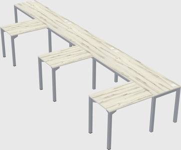 L-shaped desk