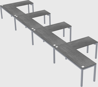 L-shaped desk