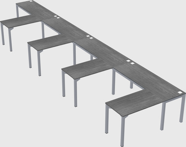 L-shaped desk