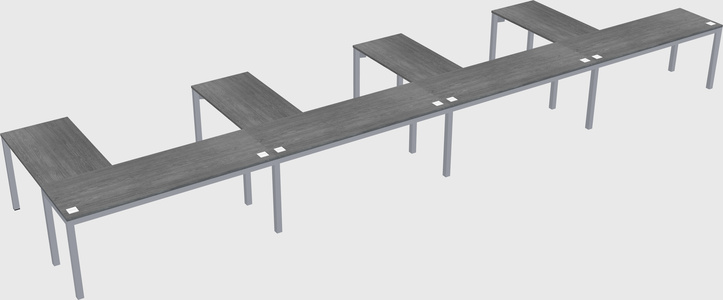 L-shaped desk