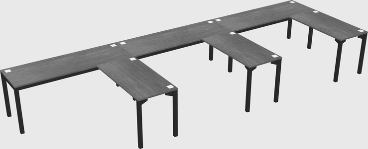 L-shaped desk