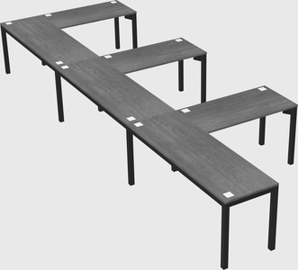 L-shaped desk