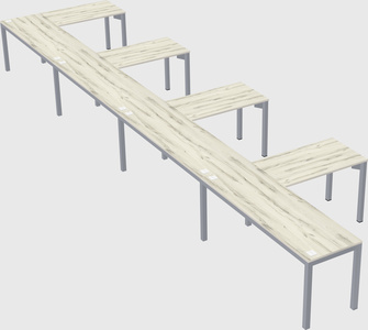 L-shaped desk