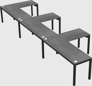 L-shaped desk