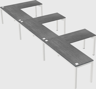 L-shaped desk