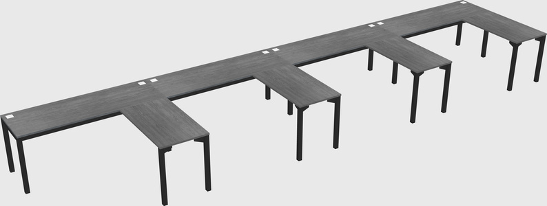 L-shaped desk