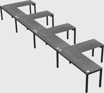 L-shaped desk