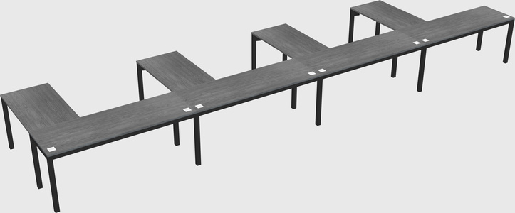 L-shaped desk