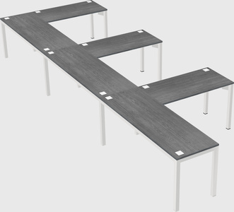 L-shaped desk