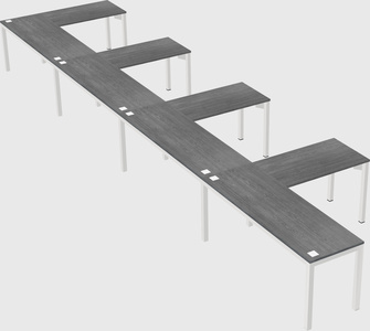 L-shaped desk