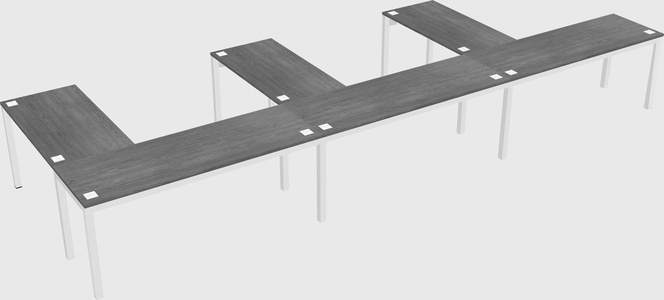 L-shaped desk