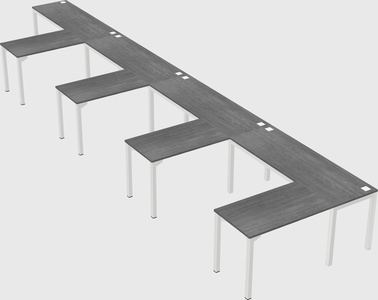 L-shaped desk