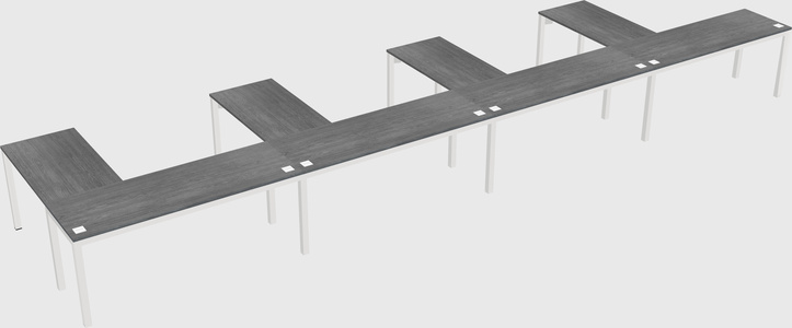 L-shaped desk