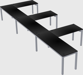 L-shaped desk