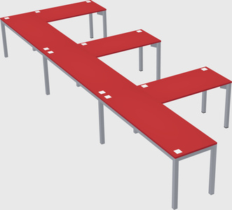 L-shaped desk