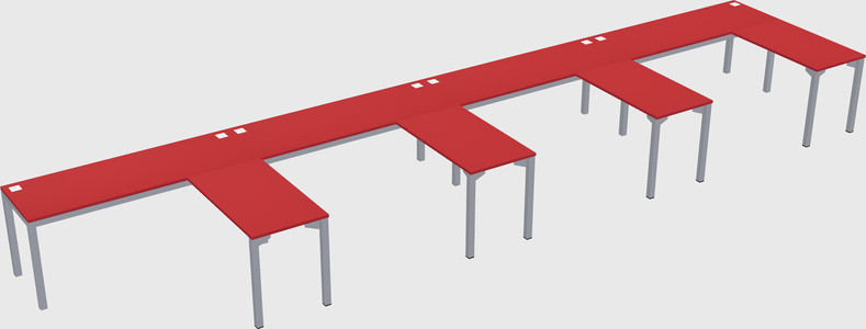 L-shaped desk