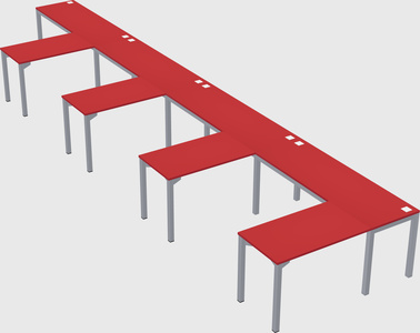 L-shaped desk