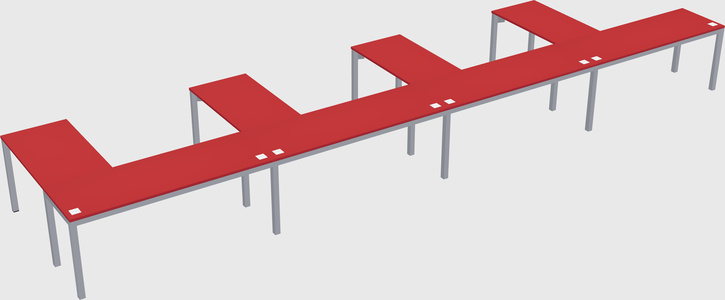 L-shaped desk