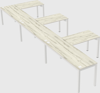 L-shaped desk